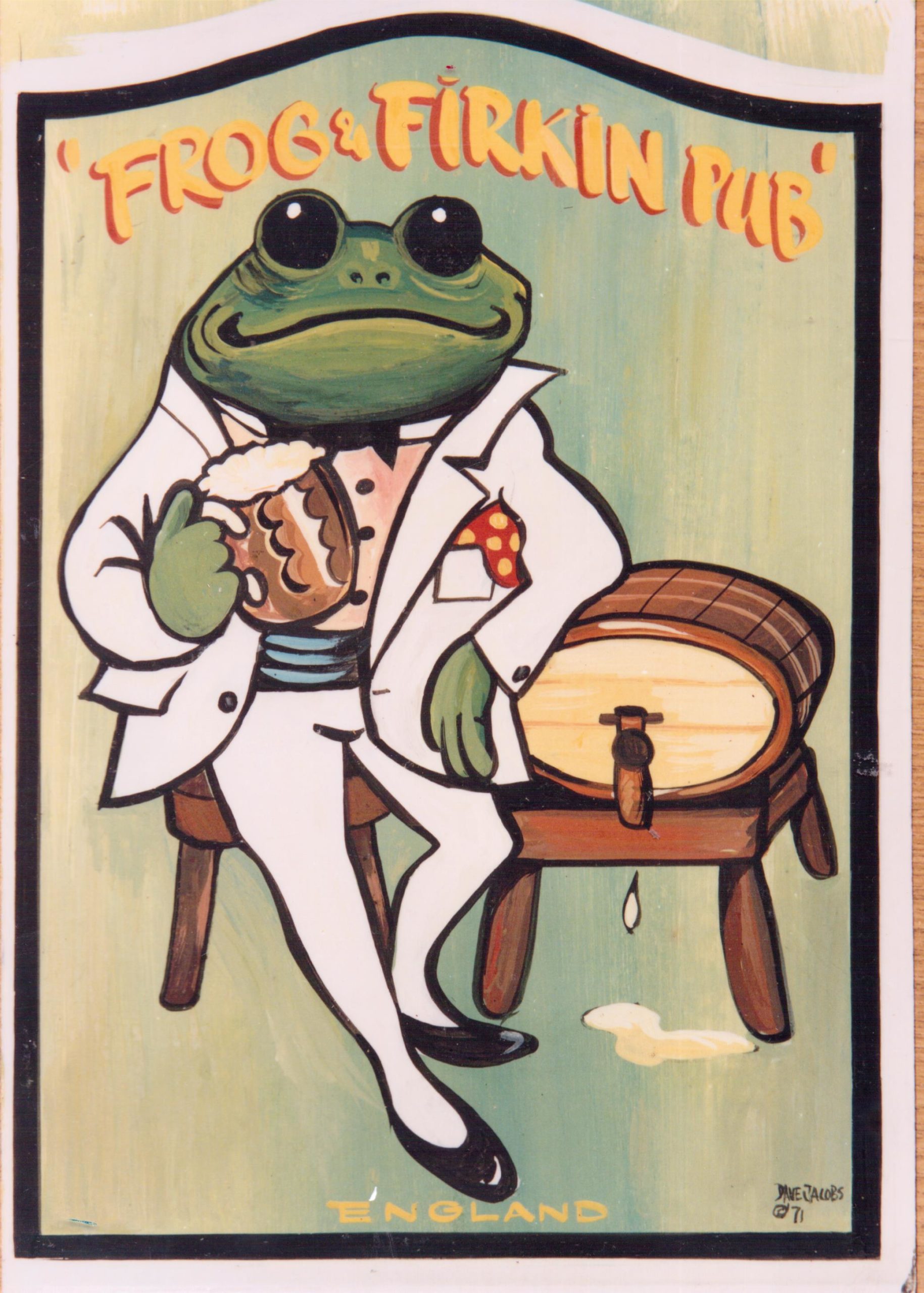 Frog Firkin – Minipub Signs