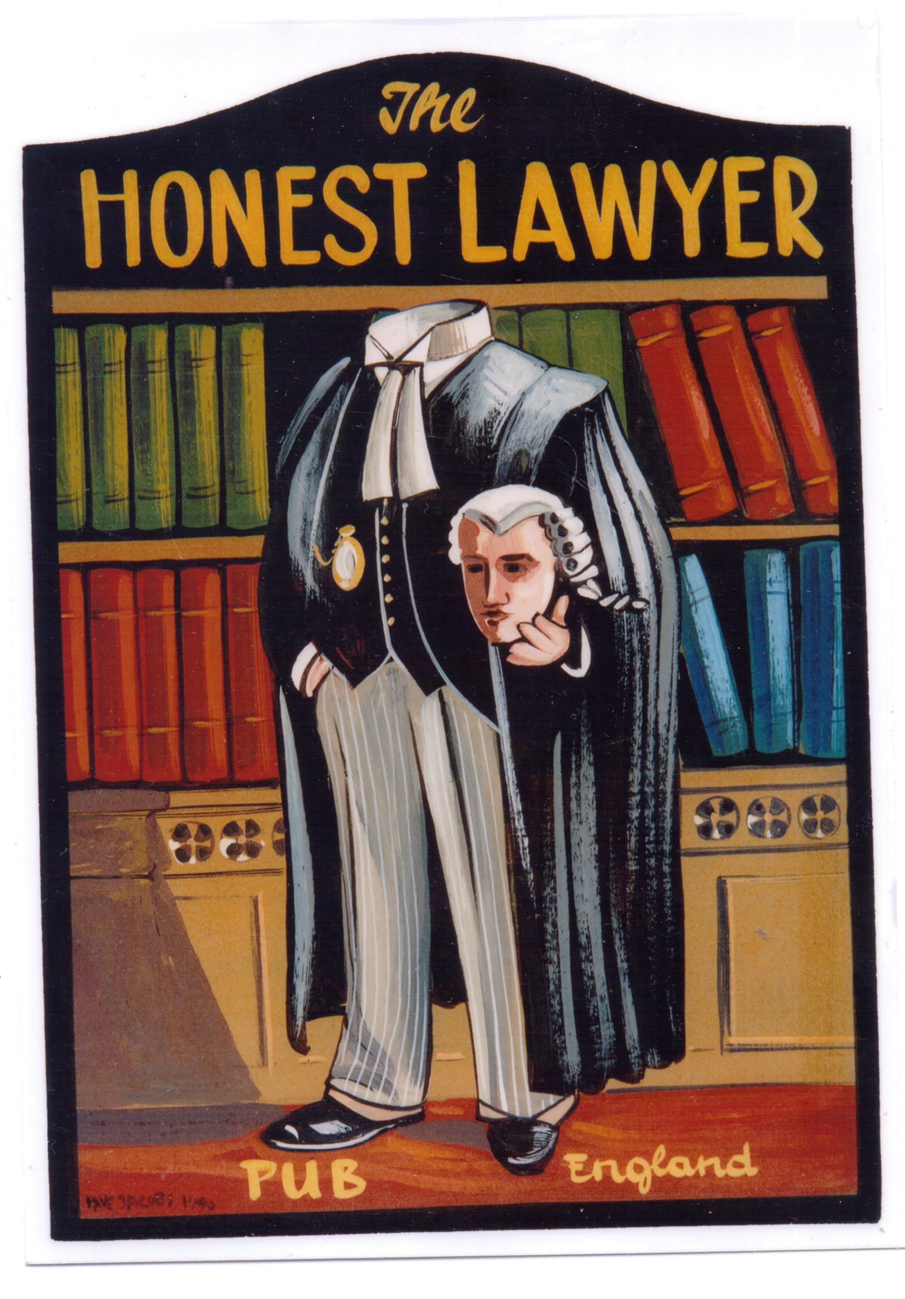 The Honest Lawyer Minipub Signs