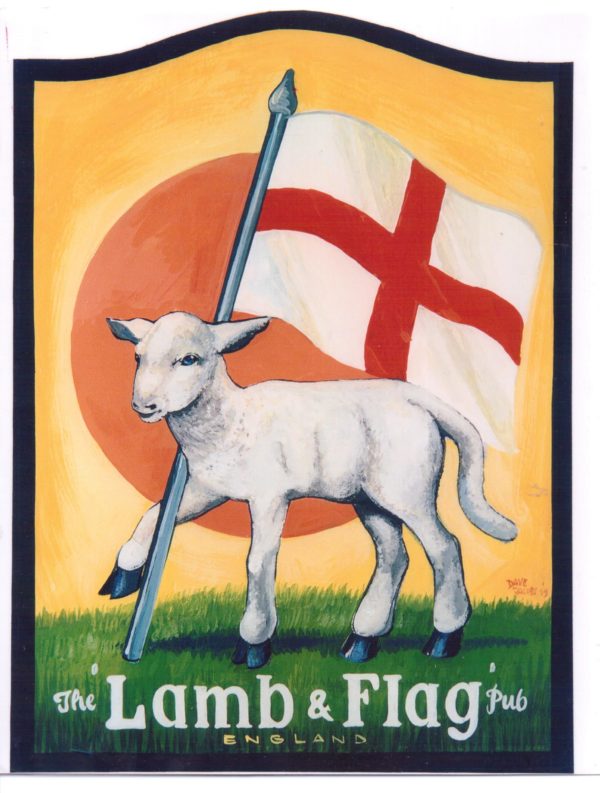 The Lamb & Flag Minipub Signs
